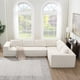 thumbnail image 2 of [VIDEO+New]129.5" Minimalist Style Modular Sectional Sofa,6 Seat Wrinkle-resistant Chenille Couch Set,2 PC Free Combination,Modern L-Shaped Cloud Sofa Set for Living Room,No Assembly Require,3 Colors, 2 of 3
