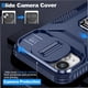 thumbnail image 5 of Funda Armada para iPhone 14 con Tapa Deslizante y Soporte Magnético Giratorio Azul, 5 of 5