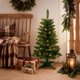 thumbnail image 2 of Árbol de Navidad artificial pequeño de 3 pies para mesa, decoración verde, 2 of 3