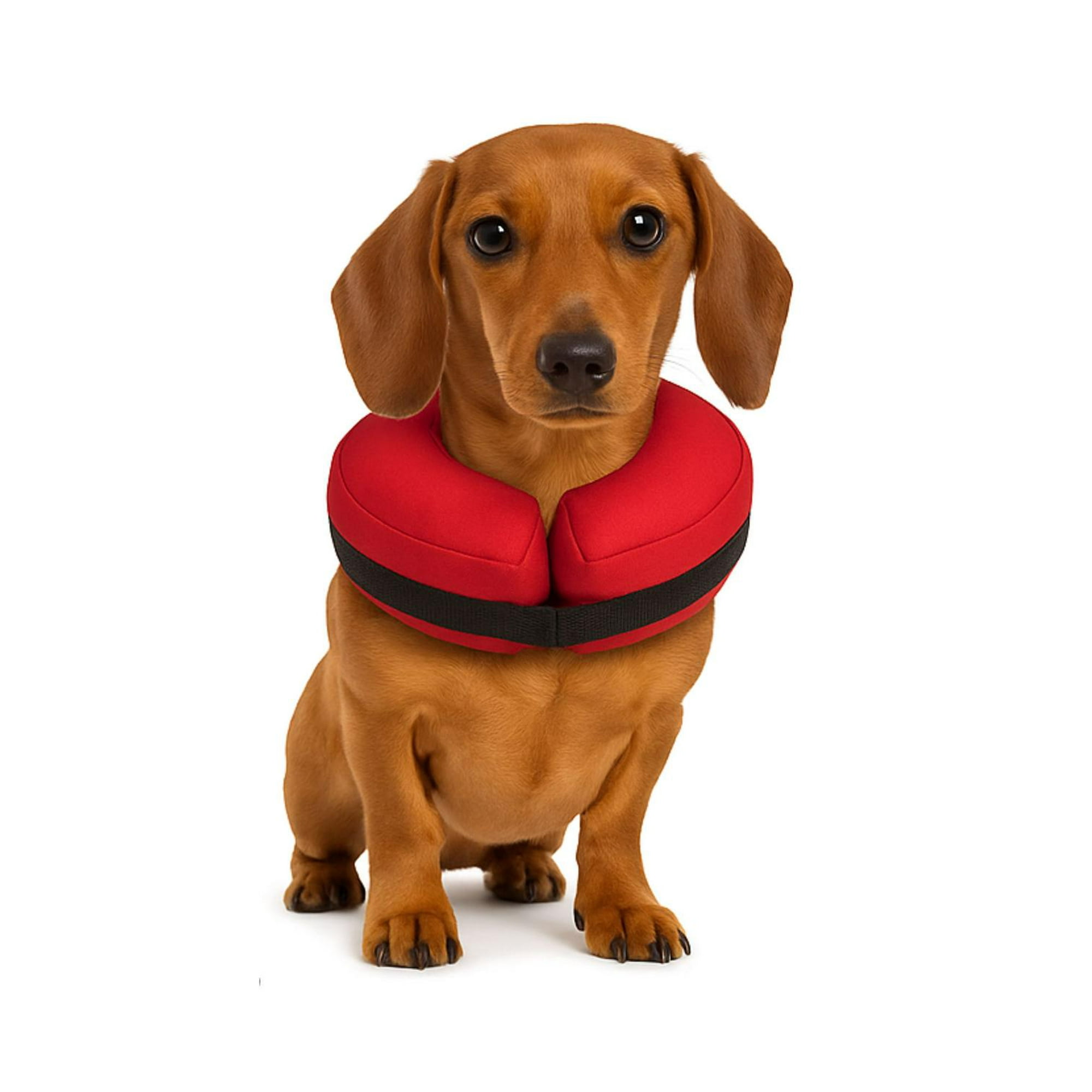 Genérico - Collar Inflable S (15-25 Cm) Recuperación Perros Y Gatos Blanco S