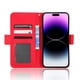 thumbnail image 4 of Funda Tipo Billetera FOXDOCK para iPhone 14 Pro max – Tapa Flip con Tarjetero, 4 of 5
