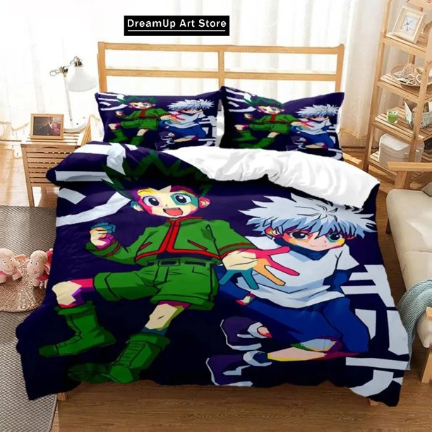 FashionHUNTER HUNTER Bedding Set Boys Girls Duvet Cover Pillowcase Bed Adult Bedroom