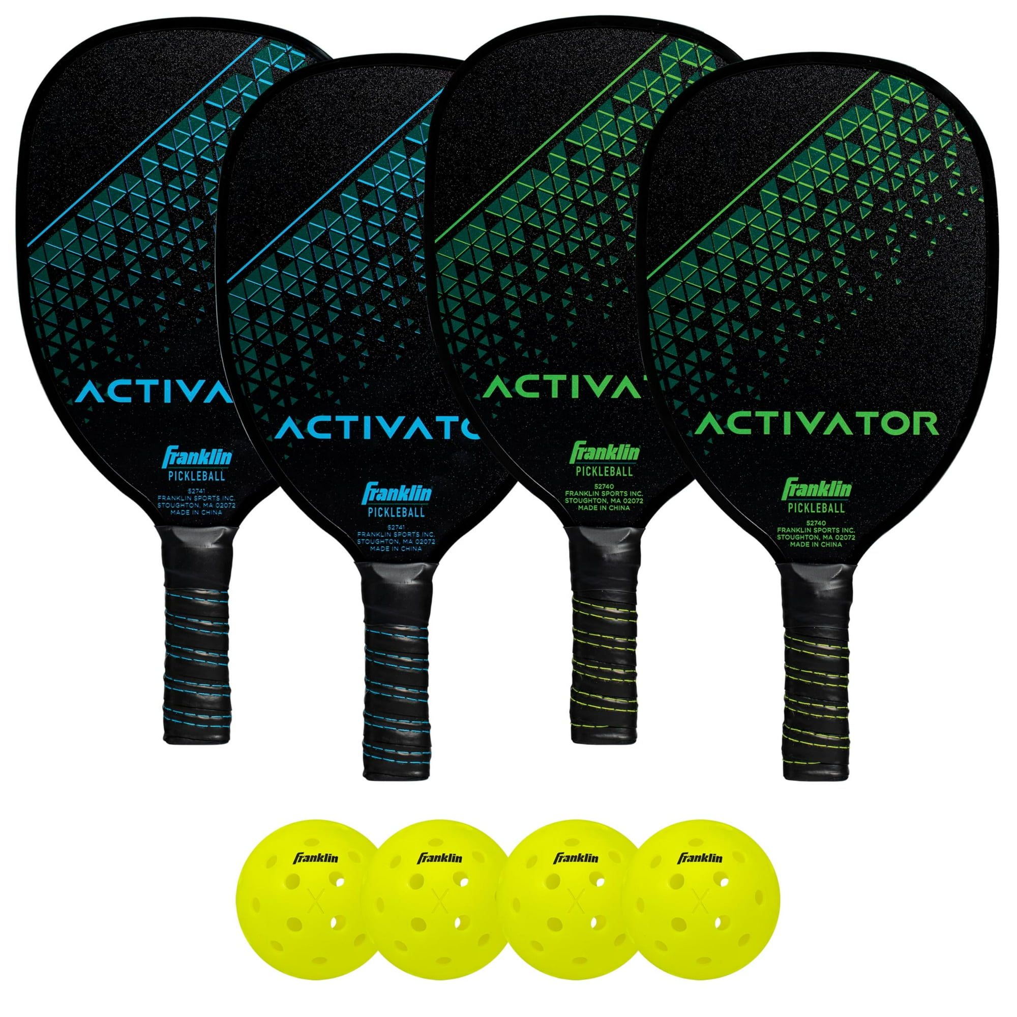 Juego De Palas De Pickleball Franklin Sports De Madera Para 4 Jugadores Con Pelota