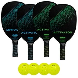 Juego De Palas De Pickleball Franklin Sports De Madera Para 4 Jugadores Con Pelota