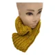 thumbnail image 3 of Bufanda Cuello Estilo Punto Ingles Elegante Invierno Viento, 3 of 3