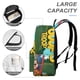 thumbnail image 4 of La Tropa Goofy-theme Backpack, Campus style schoolbag Bookbag with Adjustable Shoulder Straps And Large Zip Compartment, Unisex Travel Bags.42x30x15cm, 4 of 6