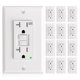thumbnail image 1 of Amico GFCI Outlet de 20 A, paquete de 12, blanco, resistente a la intemperie, 1 of 3