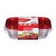 thumbnail image 1 of Contenedor Rubbermaid TakeAlongs de 3 divisiones, 29,6 oz, rojo, 1 of 3
