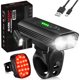 thumbnail image 1 of DARKBEAM Bike Headlight Rechargeable USB-C, Bicycle Lights 4, 1 of 3