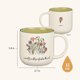 thumbnail image 2 of Taza de cerámica Christian Art Gifts Floral, 2 of 3