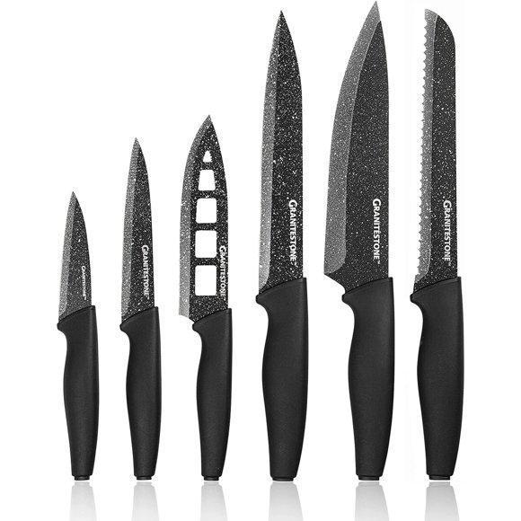 Granitestone Nutriblade 6 Piece Ultra Sharp, PFOA-Free Set