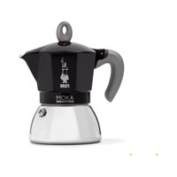 Bialetti - Moka Inducción Negra 2 Tazas 100Ml