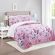 thumbnail image 2 of Cubrecama Quilt Sherpa 1.5 - Varios Modelos W.m G Rosado Mariposas En Tonos Rosados, 2 of 3