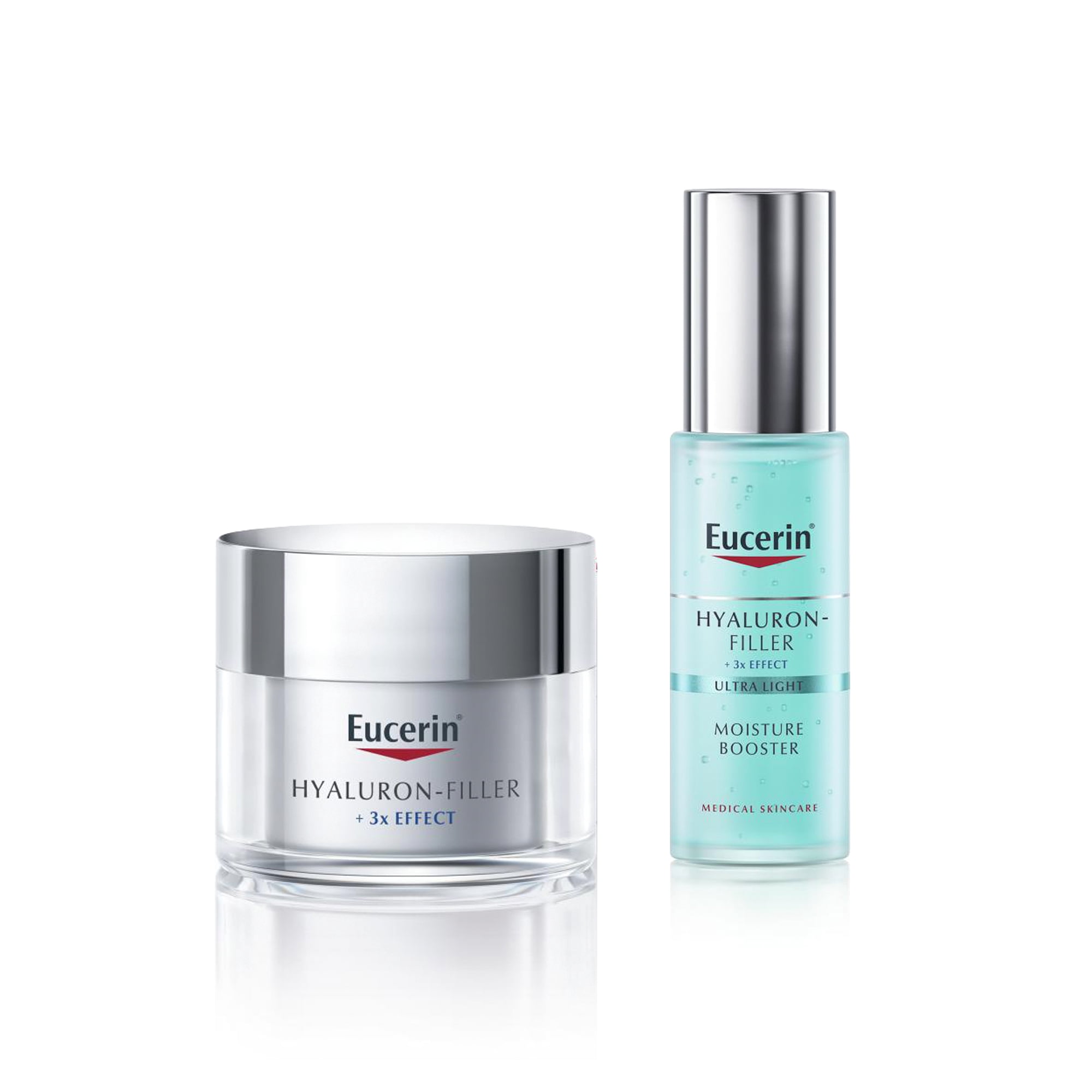 Pack Eucerin Crema Hyaluron Dia + Gel Facial Booster