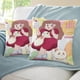 thumbnail image 3 of BEE Y PUPPYCAT Fundas de almohada de terciopelo con tema, regalos de funda de almohada, decoración para el hogar, cojín de lanzar, regalo de cumpleaños para fans y parejas. 50cm x 50cm., 3 of 6