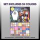 thumbnail image 2 of Paleta de sombras Townley Girl 55 tonos NBC, 2 of 9