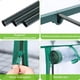 thumbnail image 3 of Invernadero de jardín con cubierta de PVC, con lona extraíble para balcón o terraza, impermeable y anti-UV, para cultivo y protección de plantas (sin soporte de hierro), verde, 3 of 5