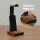 thumbnail image 4 of Soporte para auriculares COREMINDED 26,5x11,9x10 cm Madera de Nogal, 4 of 8