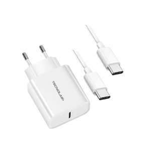 Cargador Rápido 3.0 18W + Cable Usb-C A Usb-C Tl094 Tecnolab