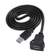 thumbnail image 1 of Cable De Extensión De Montaje Empotrado Para Panel USB De Un Solo Puerto De 1m/3,1 Pies, 1 of 3