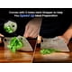 thumbnail image 4 of Cuchillo de chef Meat Cleaver SYOKAMI de 7.7 pulgadas con funda y separador de hierbas, 4 of 9