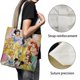 thumbnail image 3 of Disney Princess Bolso de tela con estampado de lienzo para mujer, bolsa de compras reutilizable y estética, con cremallera interior, regalo para mujer, 35 × 40 cm., 3 of 6
