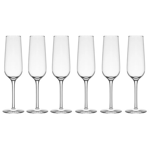 Hausmann - Set 6 Copas Champagne 214Ml Flute Stellenbosch Valley