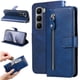 thumbnail image 1 of Funda con Cremallera para Infinix Hot 60i 4G, Carcasa Cartera de Cuero PU con Soporte y Tarjetero, 1 of 5