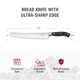 thumbnail image 3 of Cuchillo para pan Victorinox Grand Maitre serrado 10,25 cm negro, 3 of 4