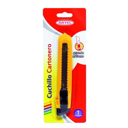 Cuchillo Cartonero Grande Con Freno 1 Un Artel