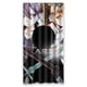 thumbnail image 1 of Cortina de ducha Sword Art Online, juego de cortina de baño con ganchos, tamaño 36 x 72 pulgadas, 1 of 3