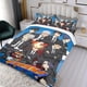 thumbnail image 3 of Renacida Conjunto de sábanas temático, trío de piezas, cómodo y amigable con la piel, diseño único, regalo de decoración para el hogar para familiares, amigos y fans, 90 cm * 190 cm, 3 of 6