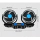 thumbnail image 3 of Ventilador Doble Para Auto 12V Ventilador Giratorio negro, 3 of 5
