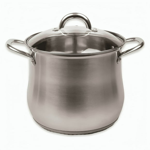 Olla Acero 26 cm Tapa de Vidrio Kassel – Doral