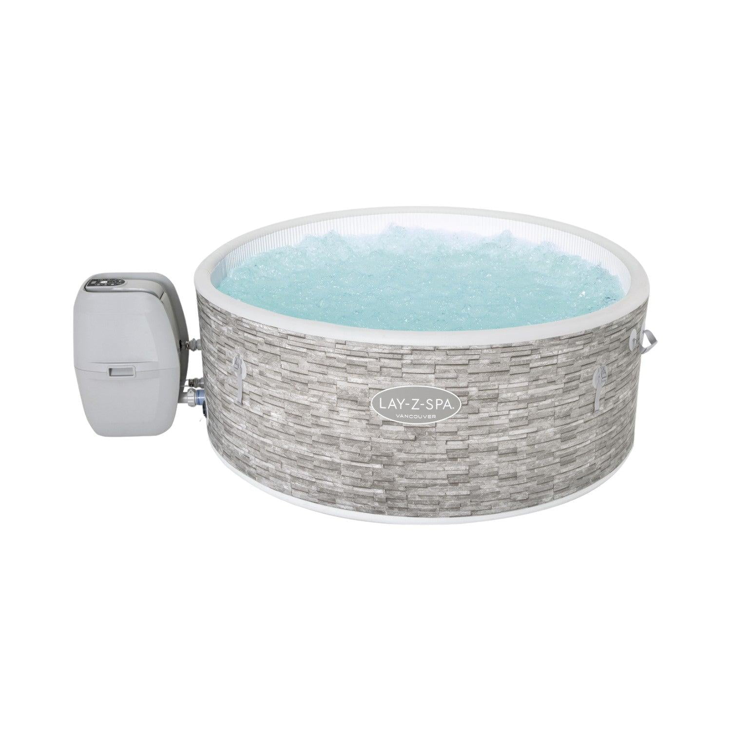 Hot Tub Spa Jacuzzi Inflable Vancouver 5 Personas Bestway Gris Tamano Unico