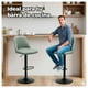 thumbnail image 5 of Silla Piso Bar Comedor Ajustable Moderna Tapizada Gris Giratoria verde, 5 of 6