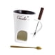 thumbnail image 1 of Olla Para Fondue Electrodomésticos De Cocina Taza Para Fondue Para Fiesta Día De San Valentín Cita Nocturna Blanco, 1 of 5