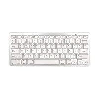 Disparo - Teclado Inalámbrico Bluetooth Para Pc Tablet Telefono Blanco