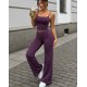 thumbnail image 1 of Conjunto Deportivo Para Mujer Top Tirantes Pantalon Palazzo, 1 of 5