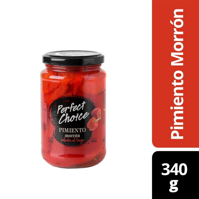 Pimiento California Frasco Drenado 220 g - Neto 340 g Perfect Choice