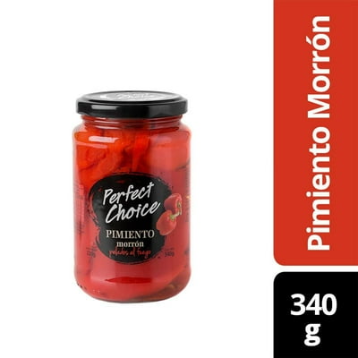 Pimiento California Frasco Drenado 220 G - Neto 340 G Perfect Choice