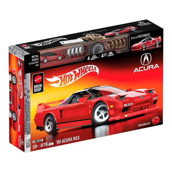 Bloques Mattel Brick Shop Hot Wheels Elite Acura NSX '90 10+ Años