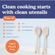 thumbnail image 4 of Juego de utensilios de cocina Ziruma de 8 piezas de silicona con núcleo de acero inoxidable, 4 of 7