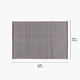 thumbnail image 5 of Alfombra Algodon Honig 170x240 Gris Oscuro, 5 of 5