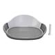 thumbnail image 3 of Inodoro Para Perros Con Columna Urinaria Bandeja De Arena Para Perros Rejillas De Malla Orinal Entrenador Gris, 3 of 5