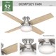 thumbnail image 3 of Ventilador de techo Hunter Dempsey 132 cm LED con mando a distancia y acabado roble gris, 3 of 7