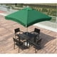 thumbnail image 2 of Juego de comedor cuadrado 80 cm Terraza, Restaurante, exteriores 4 personas resistente al sol y agua Negro, 2 of 14