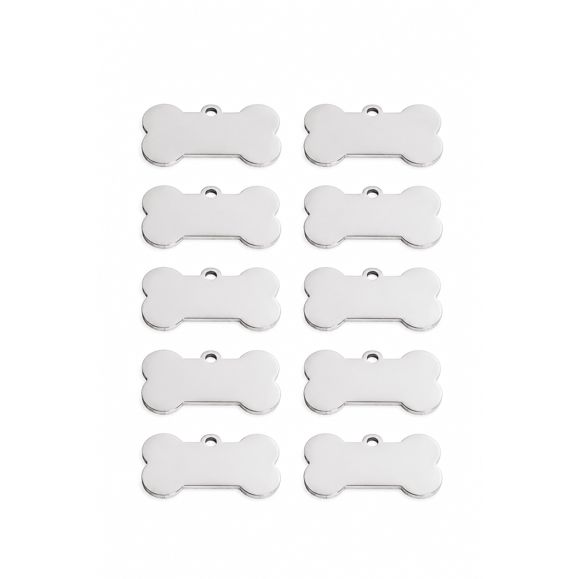 XTOOL Silver Bone Dog Tag