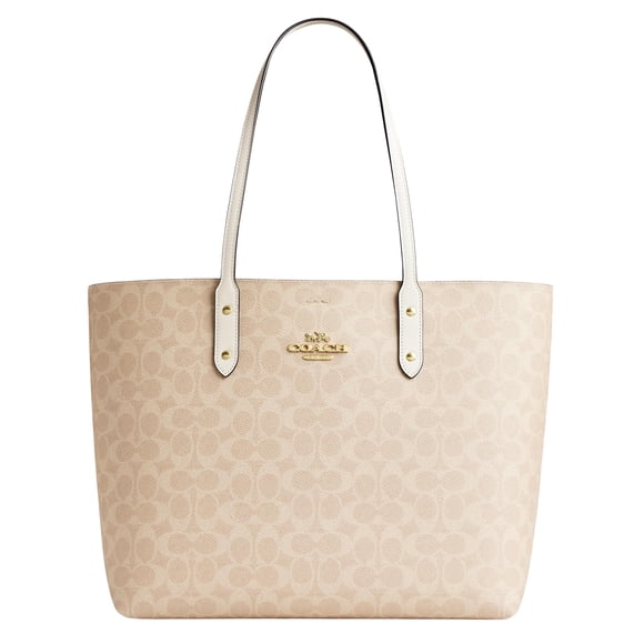 Bolso tote Coach Town en lona Signature 31 x 32 x 12 cm