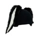 thumbnail image 3 of Protector De Cubierta Para Casco De Esquí De Nieve, Decoración Creativa Para Casco De Esquí, Deportes De Invierno, Conejito Negro, 3 of 5